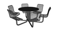 Carousel 6 Seat Table