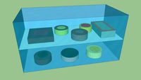 freezer para colocar tortas
