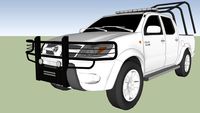 patrulla toyota hilux modelo 2012 para seguridad publica y transito