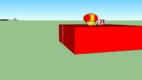 collecton of mario mushrooms on lava