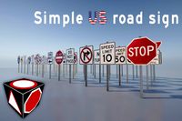 Simple Road Sign US