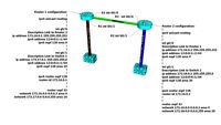 IPv6 OSPF Dual Stack test network configuration example