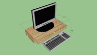 Amit Monitor Stand - M-Desk