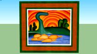 sol poente - tarsila do amaral