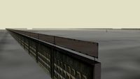 Chernobyl Heavy radiation aera enclosure wall