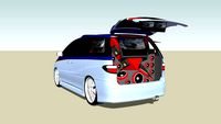 Toyota Estima boombox