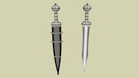 Roman Mainz Gladias (Short Sword - circa 20 BC) - Style 4