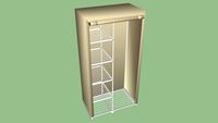 Armoire en tissu