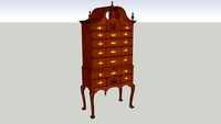 Queen Ann Bonnet Top Highboy
