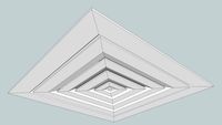 2x2 HVAC DIFFUSER