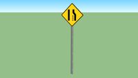 merge right lane