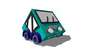 BoomBox electronics case as a car design