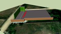 Fronton y pistas de deportes de las piscinas de villamañan