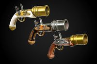 Flintlock Grenade Launcher 01 - 3 skins