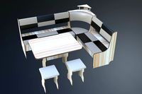 Dining Area corner Sofa01