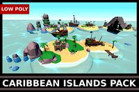 LOW POLY - Caribbean Islands Pack