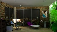 Smart Furniture Home Office using THORN light fittings