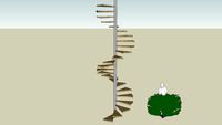 3-story spiral staircase