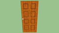 36x80 wood door w/ 8 hi- rise panel