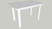 IKEA SUNDVIK Children's table white
