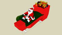 Kama Bell's Santa sleigh