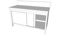 Work Table Stainless Steel 1500x600