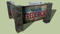 Welcome Sign Frederick, South Dakota