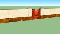 Wooden gate