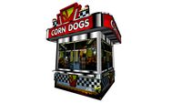 CORN DOG STAND AT THE CARNIVAL