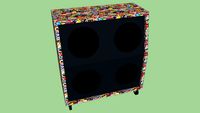 Guitar Halfstack Amplifier Speaker Cabinet