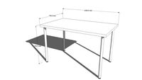 Simple table (IKEA reference - linnmon + adils)