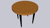 Round wooden Table
