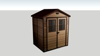 Keter 226008 Casetta da Giardino Scala 6x5 DD,