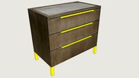 Pacifica Three Drawer Nightstand from Hooker Furniture