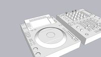 platines cdj 2000 et console de mixage djm 900 pioneer