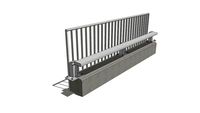Railing - CM-TL3 Vehicle Barrier Assembly with PED - Vertical