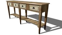 FAUBOURG LARGE CONSOLE, REF 3529, Michel FERRAND