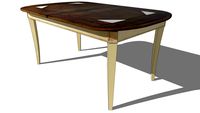 OPERA OVAL EXTENDABLE TABLE, REF T580, Michel FERRAND