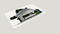 Guide wedge blocker - Bloqueur couteau diviseur - Festool TS55 REBQ