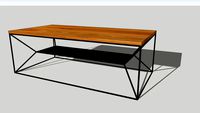 TABLE BASSE SCANDINAVE MAXIM NOIR loftboutik.com
