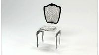 CHAISE BAROQUE BLANCHE Acrila Furniture