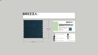 DOTS VETRO MATT PEACOCK GREEN BREZZA DESIGN ITALY
