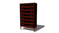 French Brittany Highboy Dresser