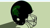 Halton Spartans football helmet