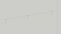 Staffa reggi pensili - Wall unit support bracket
