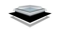 080080 Fixed Flat roof window w. Dome - CFP ISD 0--0