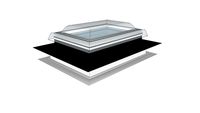 060090 Fixed Flat roof window w. Dome - CFP ISD 0--0