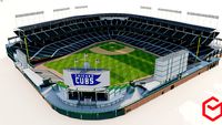 Wrigley Field - Chicago Cubs 3D model