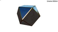 Table Matty Mirrored Polygon