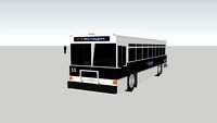 1995 gillig phantom budget rental car shuttle bus
